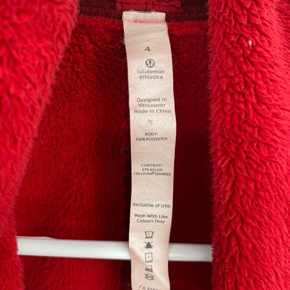 Lululemon Presence Of Mind Jacket Deepest Cranberry Jacket Red Women's Size 4 - Picture 7 of 12